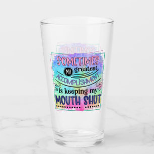 Bestes Zitat Funny Sarcastic Spaß Glas