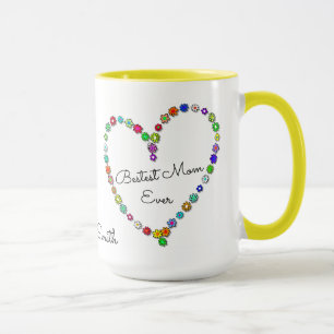 Bestest Mama-überhaupt personalisierter Name - Tasse