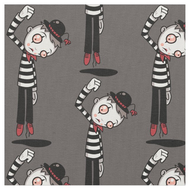 Bestest Mime Ever Stoff (Nahaufnahme)