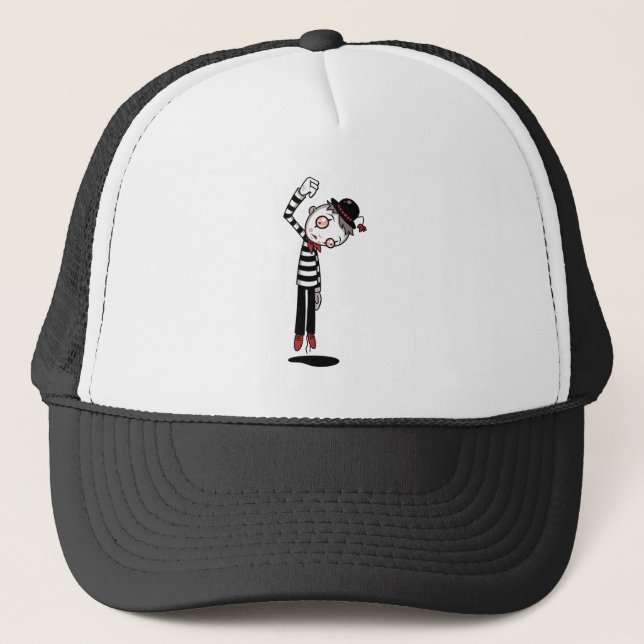Bestest Mime Ever Truckerkappe (Vorderseite)
