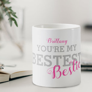 Besteste Bestie Niedliche Bestie-BESTE FREUNDIN Kaffeetasse