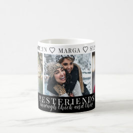 Bestfriends durch dickes und dünnes Drei Foto Kaffeetasse