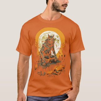 Bestialisches Werwolf-T-Shirt Gruseliges Halloween T-Shirt