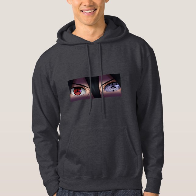 bestickt für Augen sasuke Hoodie (Vorderseite)