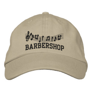 bestickte Barbershop Music Cap Bestickte Kappe