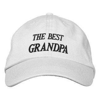 bestickte Baseball-Cap The BEST GRANDPA Bestickte Baseballkappe