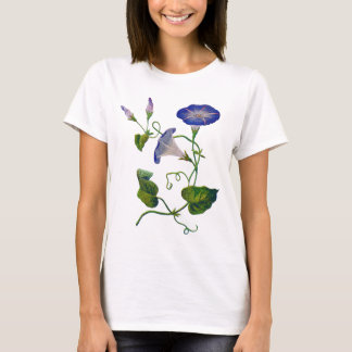 bestickte Blue Morning Glühbirnen T-Shirt