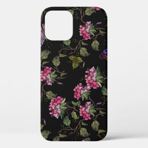 bestickte Datura-Blume: Botanische Kunst Case-Mate iPhone Hülle