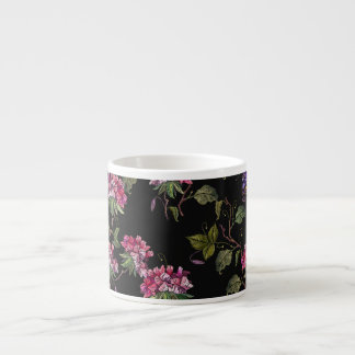 bestickte Datura-Blume: Botanische Kunst Espressotasse