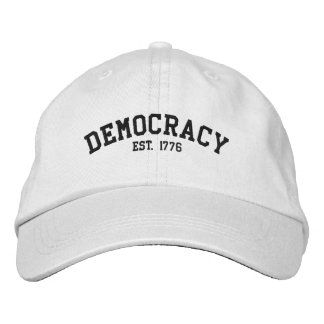 Bestickte Demokratie Seit 1776 Baseballkappe
