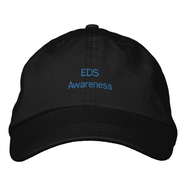 bestickte EDS Awareness Ball Cap Baseballkappe (Vorderseite)