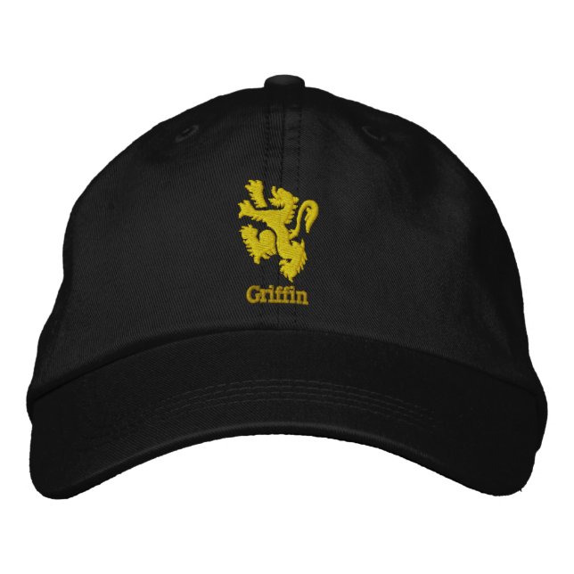 bestickte Heraldis oder Griffin Cap Kappe (Vorderseite)
