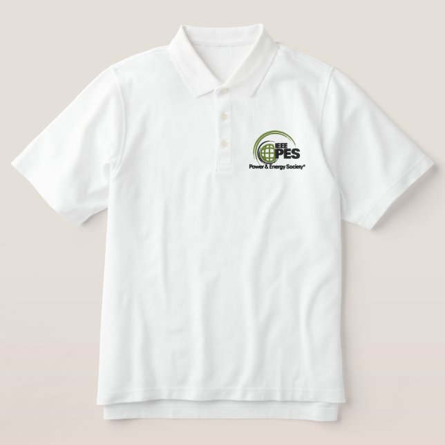 bestickte IEEE PES Männerpolo-Shirts (Design Front)