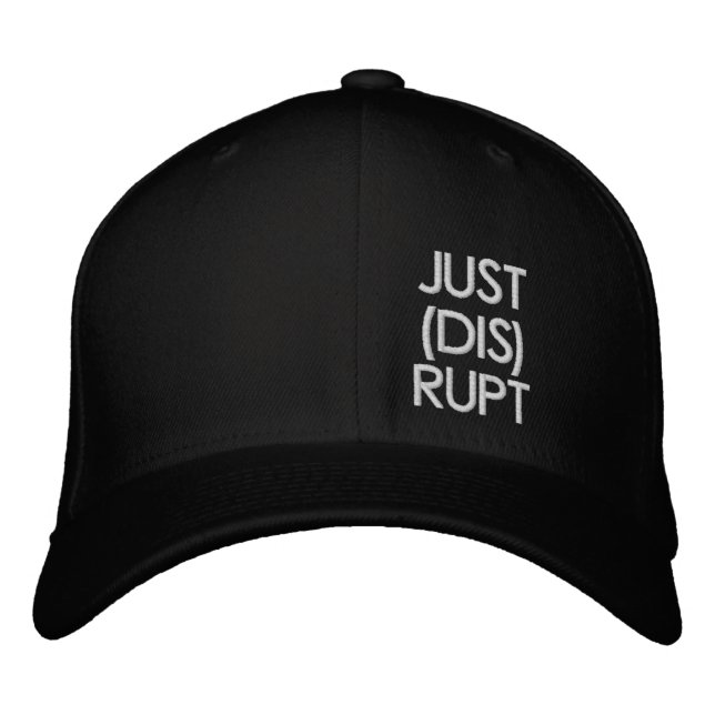 Bestickte Language Matters schwarze Baseballkappe (Vorderseite)
