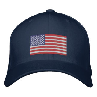 Bestickte Mütze Amerikanische Flagge Baseballkappe