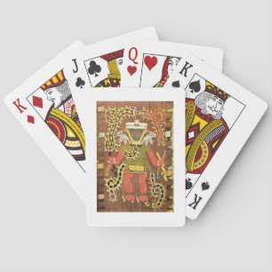 bestickte mythologische Figur, Paracas Necropoli Spielkarten