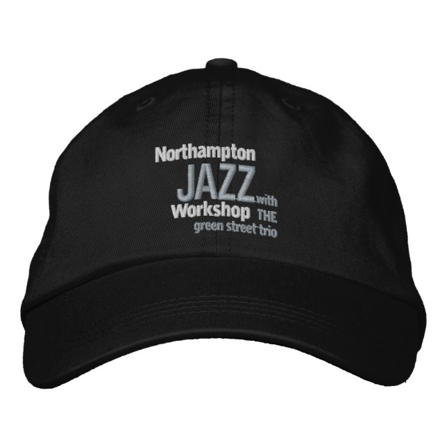 bestickte Northampton Jazz Workshop Cap Kappe (Vorderseite)