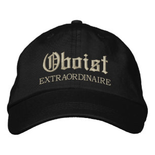 bestickte Oboist Extraordinaire Music Cap Bestickte Baseballkappe