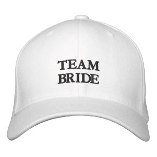 bestickte Team Bride Bachelorette Baseballhut Bestickte Baseballkappe