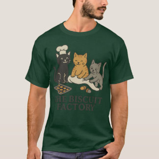 Bestickte The Biscuit Factory T-Shirt