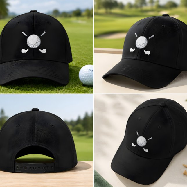 Bestickter Golfball & Schläger Custom Hut Golf Lie (Von Creator hochgeladen)