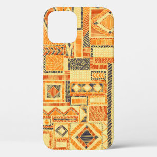 Besticktes Bohemian-Patchwork-Nahtloses Muster Case-Mate iPhone Hülle