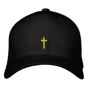 Besticktes Kreuz Bestickte Baseballkappe