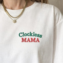 Besticktes Muttertags-Mutter-Shirt Geschenk