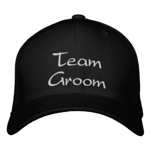 besticktes Team Groom Wedding Cap Bestickte Baseballkappe