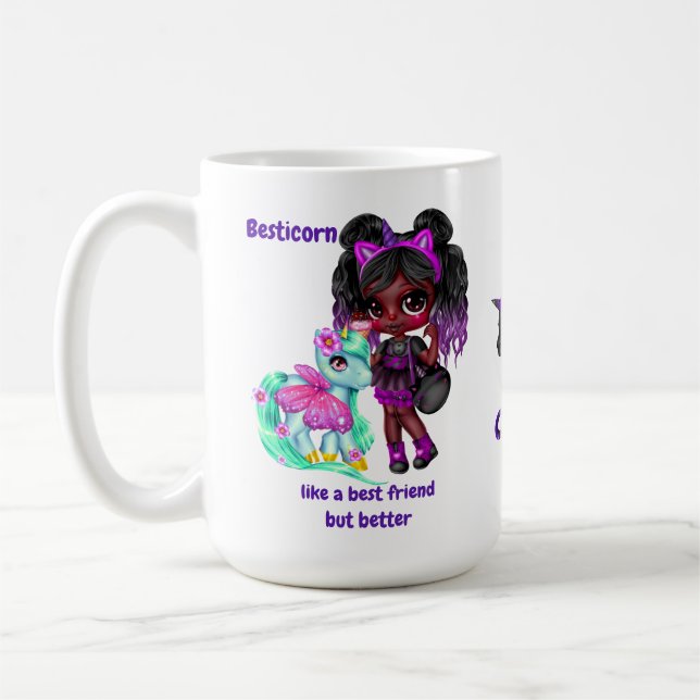 Besticorn wie ein bester Freund, aber besser - Ein Kaffeetasse (Links)