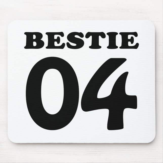 Bestie 04 Black Mousepad (Vorne)