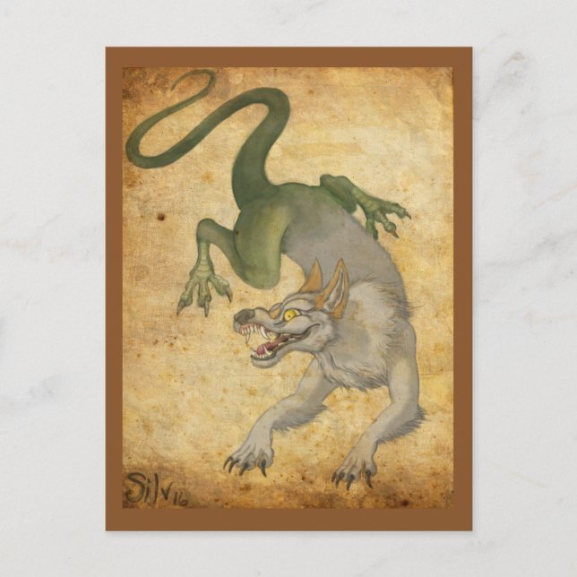 Bestie aus dem Osten Postkarte (Vorderseite)