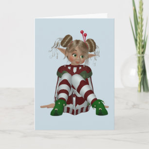 BESTIE BEST FRIEND BESTE FREUNDIN ELF MÄDCHENKARTE KARTE