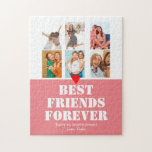 Bestie BESTE FREUNDIN Girls Foto Collage Geschenk  Puzzle<br><div class="desc">Bestie BESTE FREUNDIN Girls Foto Collage Geschenk Personalisiert</div>
