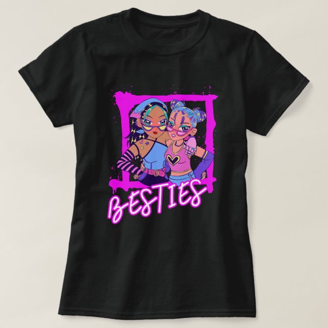 Bestie BESTE FREUNDIN T-Shirt (Design vorne)