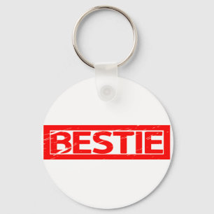 Bestie Briefmarke Schlüsselanhänger