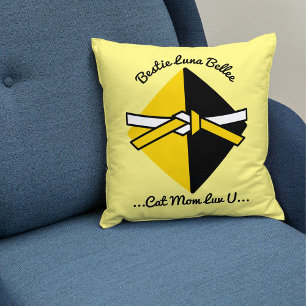 Bestie Cat Mama Personalisierte Niedliche Liebe Zi Kissen