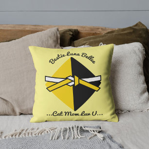 Bestie Cat Mama Personalisierte Niedliche Liebe Zi Kissen