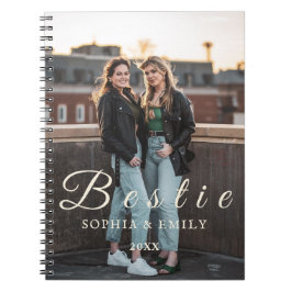 Bestie Collage Spiral Photo Notebook – Custom Notizblock