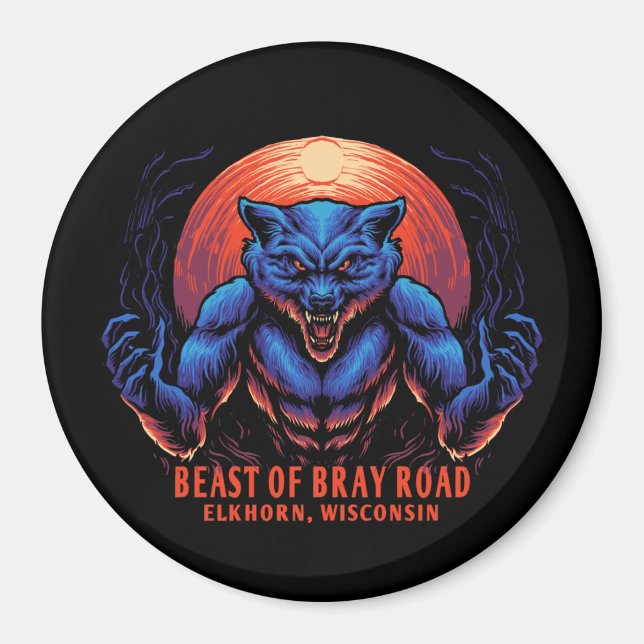 Bestie der Kreatur der Bray Road Magnet (Vorne)