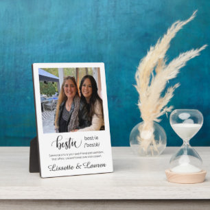 BESTIE FOTO PLAQUE FOTOPLATTE