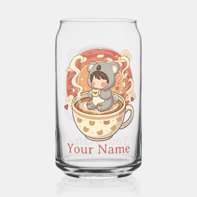  Bestie Friendship Chibi Koala Gift Mug Dosenglas (Vorderseite)