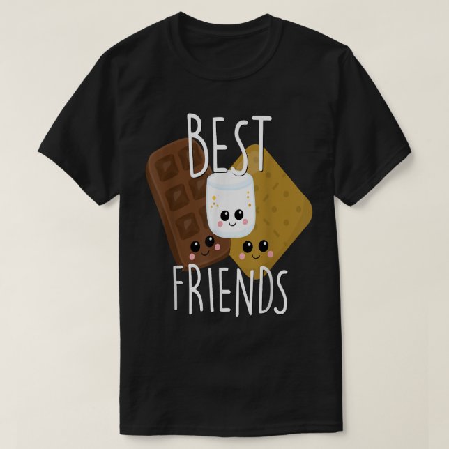 Bestie Geschenkgutscheine Niedliche BESTE FREUNDIN T-Shirt (Design vorne)