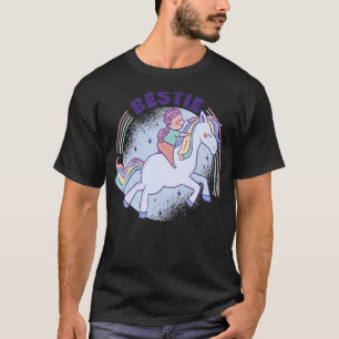 Bestie Graphic Horse Lover Reitpferde T-Shirt