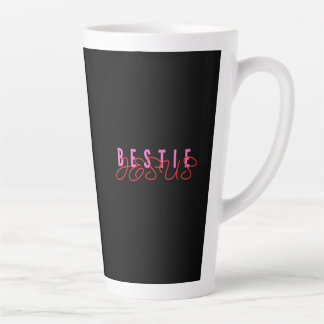 Bestie Jesus Schwarz Milchtasse