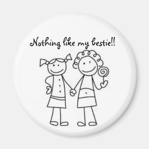 Bestie-Locker-Magnete Magnet