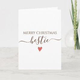 Bestie Merry Chirstmas Card Karte