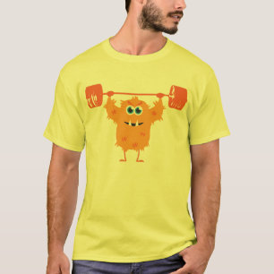 Bestie-Modus - Niedliches Monster-Lifting-Gewicht T-Shirt