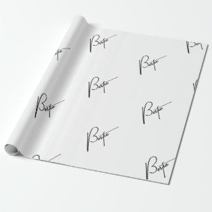 Bestie" Niedlich & Fun Geschenkpapier für Freunde