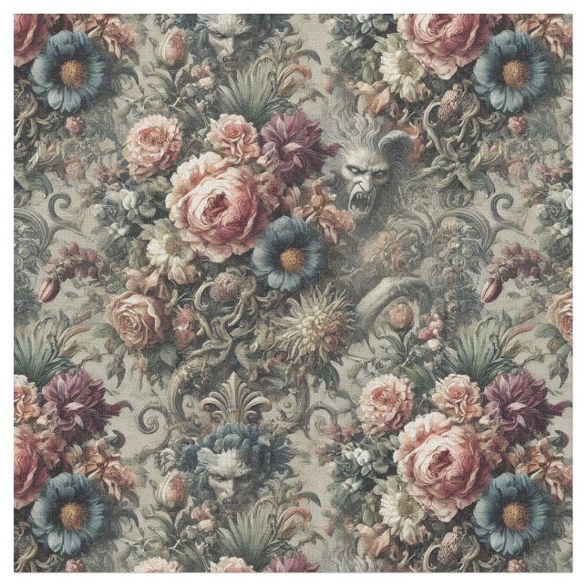 Bestie of the Interstice - Gotische Classic Tile Stoff (Nahaufnahme)
